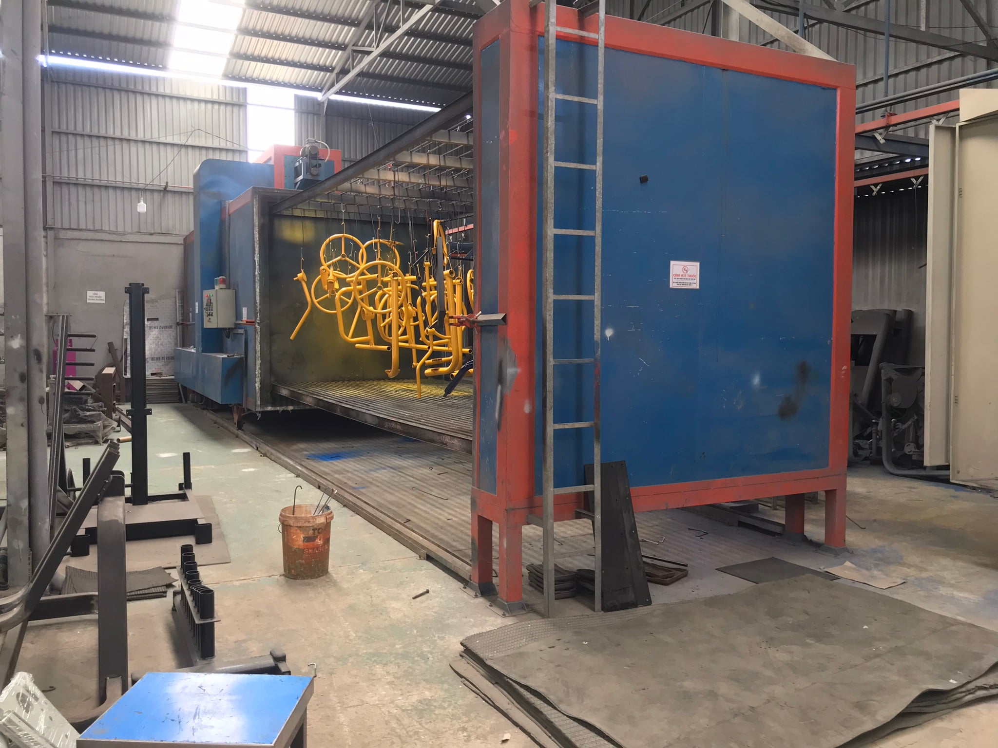 Powder coating line 1